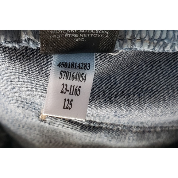 WHBM Jeans Womens 2 Slim Crop Flare Demin Capri Slits Low Rise Western Y2K Pants - Picture 12 of 14